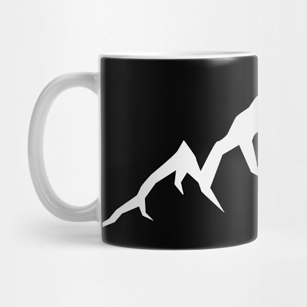 Mountain Range Summit Hiking Mountain Climbing Fun Outdoor Lifestyle Design Gift Idea by c1337s